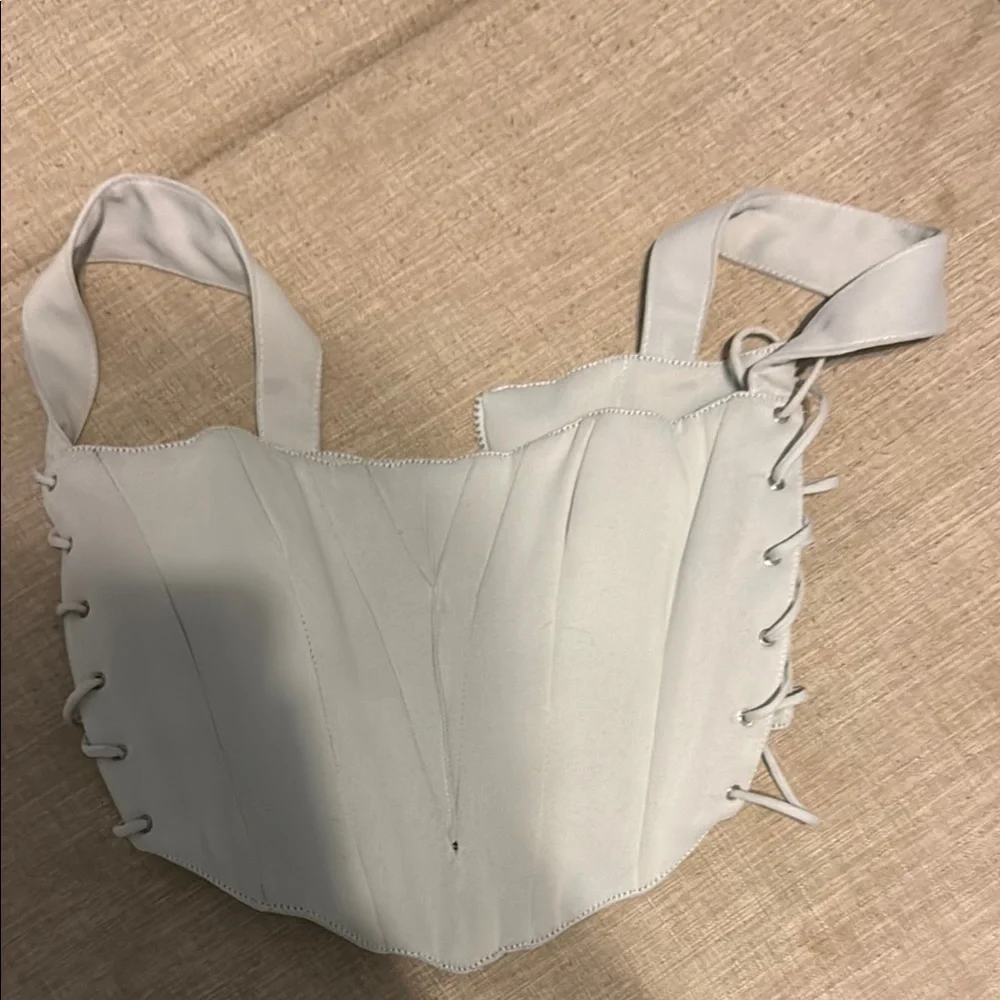 Guizio blue classic corset top size s - Picture 2 of 4